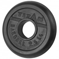 Блин обрезиненный TITAN Barbell 2,5 кг (d51)