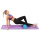 Ролик массажный для йоги INDIGO Foam roll IN021 45*15 см Черный